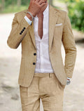 Jamie | Tailored Single Breasted Two-buttons 2 Pieces  Suit 5