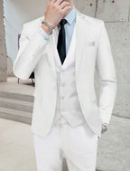 Kane | Single Breasted Two-buttons 3 Pieces Suit 5