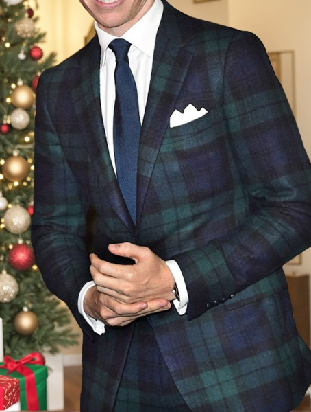 Gareth | Single Breasted One-Button Plaid Jacket 3