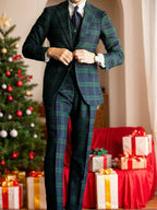 Warren | Stylish Single Breasted Two-buttons 3 Piece Suit 4