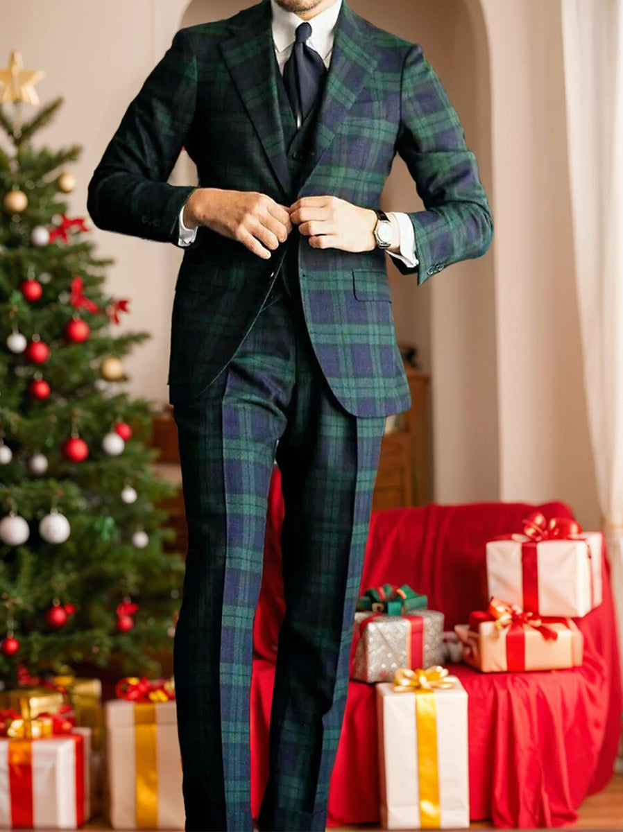 Warren | Stylish Single Breasted Two-buttons 3 Piece Suit 4