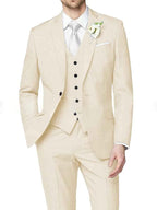 Nathan | Formal Notch Tailored One-Button Suit 10