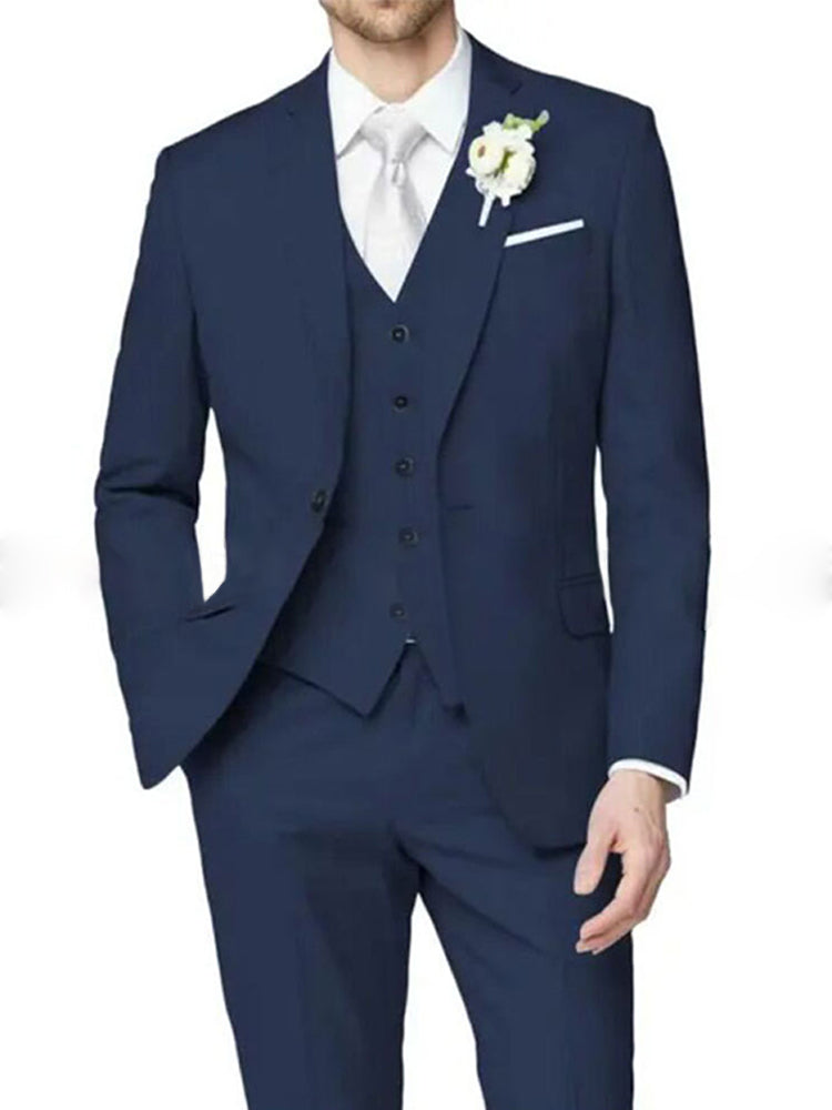 Nathan | Formal Notch Tailored One-Button Suit 3