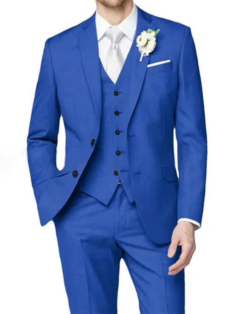 Nathan | Formal Notch Tailored One-Button Suit 5