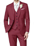 Nathan | Formal Notch Tailored One-Button Suit 7