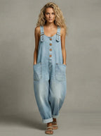 Florence | Relaxed Denim Jumpsuit 2