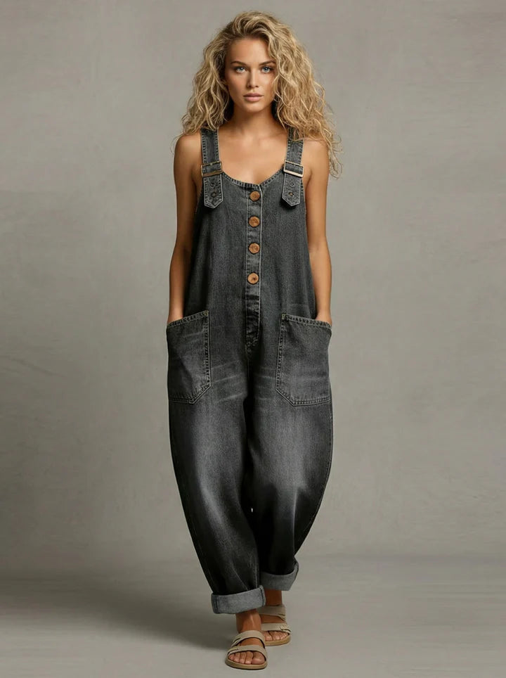Florence | Relaxed Denim Jumpsuit 4
