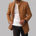 Men's Single-Breasted Blazer with Notched Lapel 1