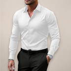 Nathan | Stylish Tailored Long Sleeve Shirt 4