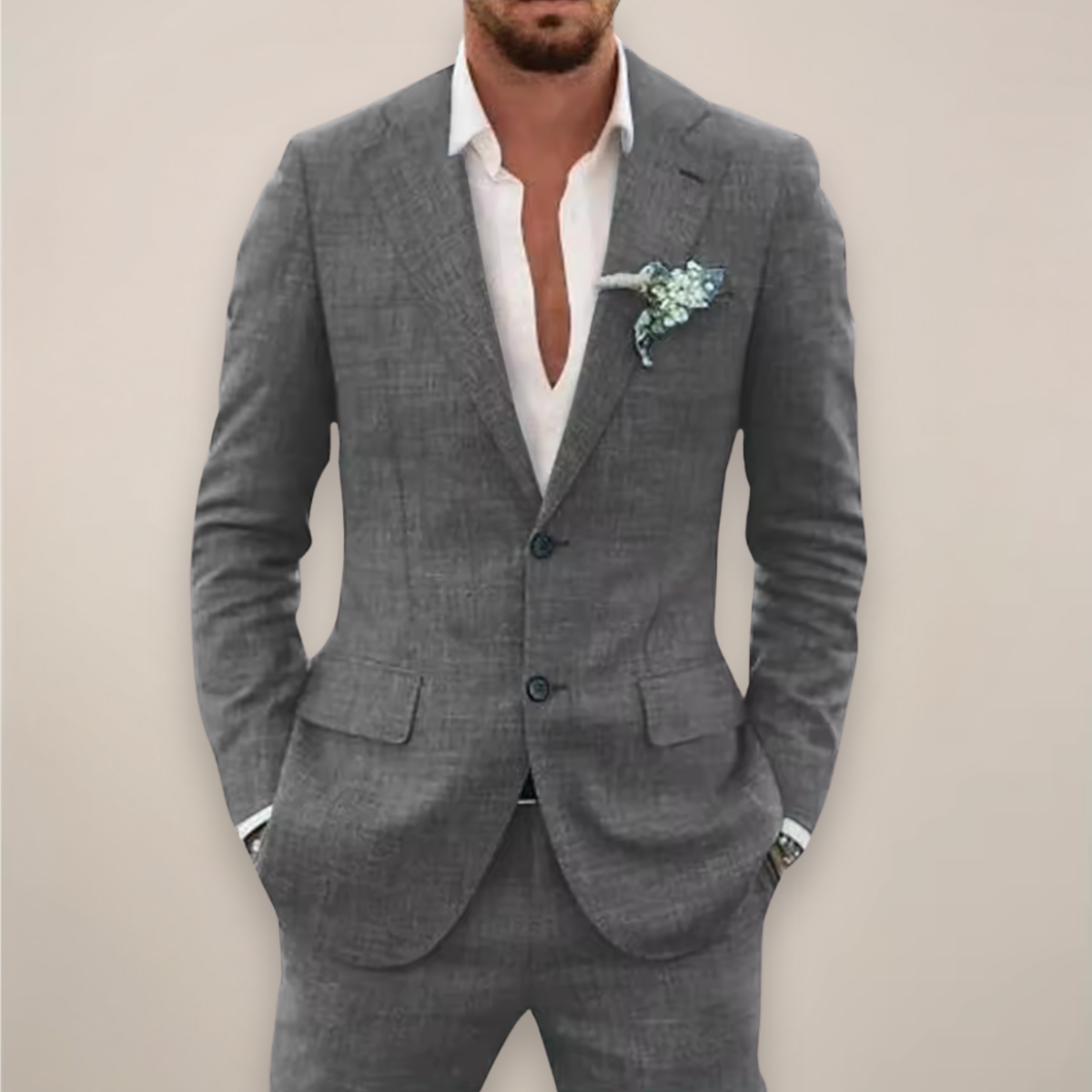 William | Stylish Tailored Two-Piece Suit 6