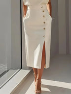 Dalia | Midi Dress with Side Slit 3