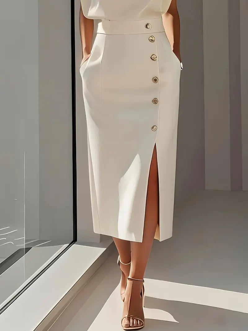 Dalia | Midi Dress with Side Slit 3