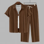 Mitchell | Classic Collar Shirt and Pant Set 3