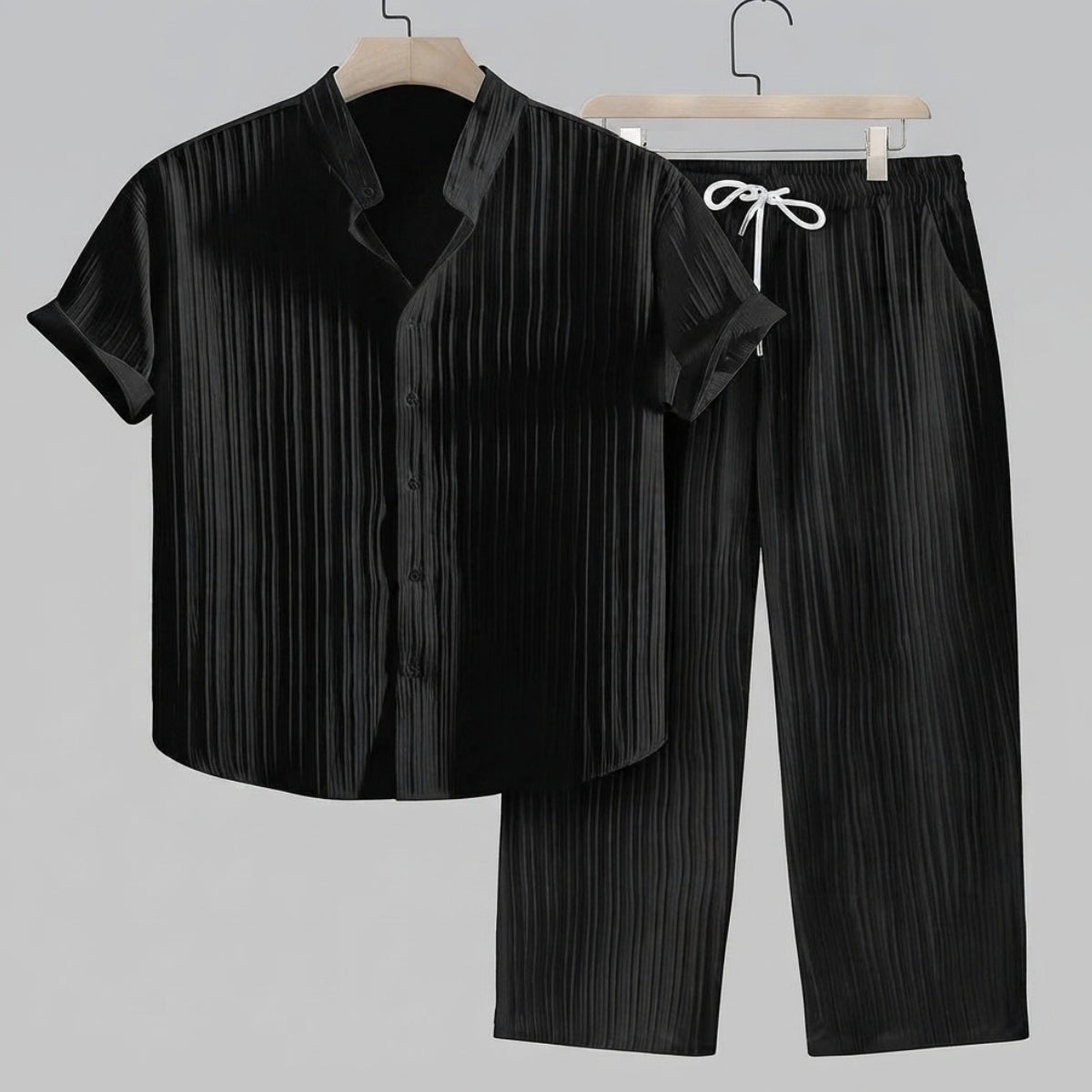 Mitchell | Classic Collar Shirt and Pant Set 1
