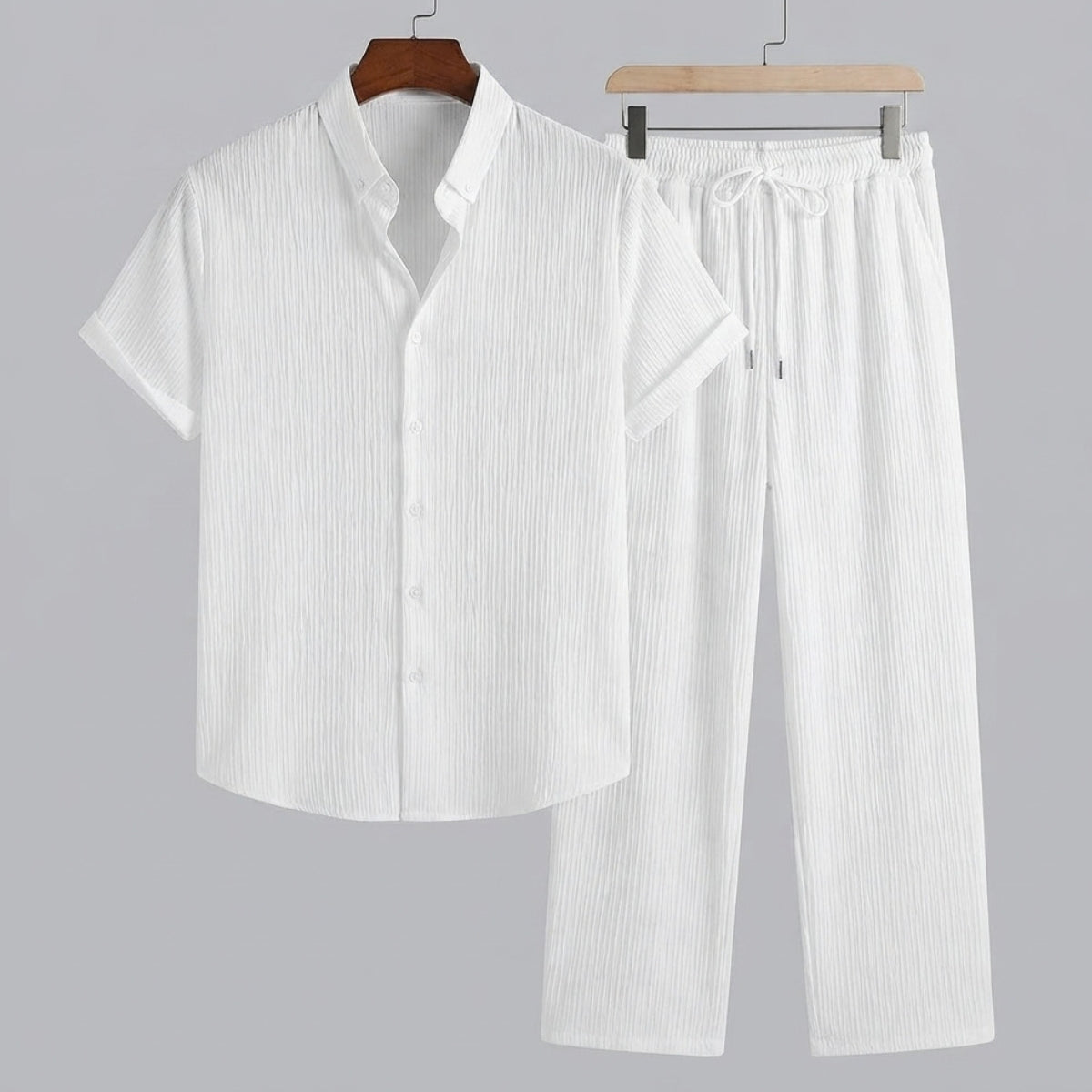 Mitchell | Classic Collar Shirt and Pant Set 2