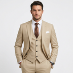Morgan | Classic Tailored 3-Piece Solid Suit 2