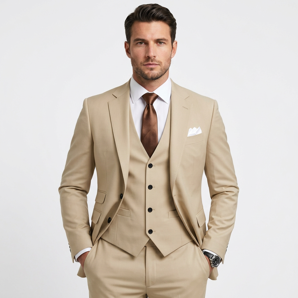Morgan | Classic Tailored 3-Piece Solid Suit 2