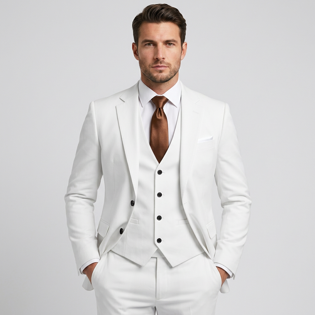 Morgan | Classic Tailored 3-Piece Solid Suit 3