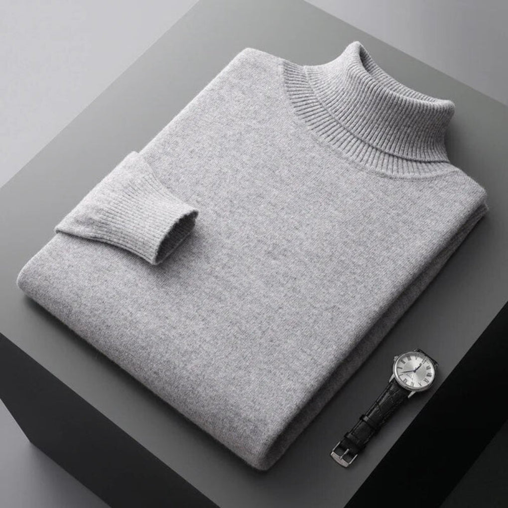 Men's Turtleneck Sweater Long Sleeve Relaxed Fit 5