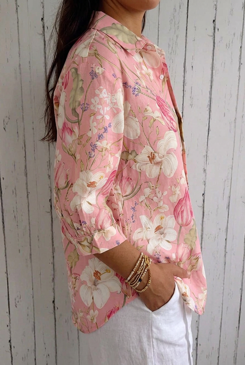 Nancy | Elegant Floral Bloom Blouse 2