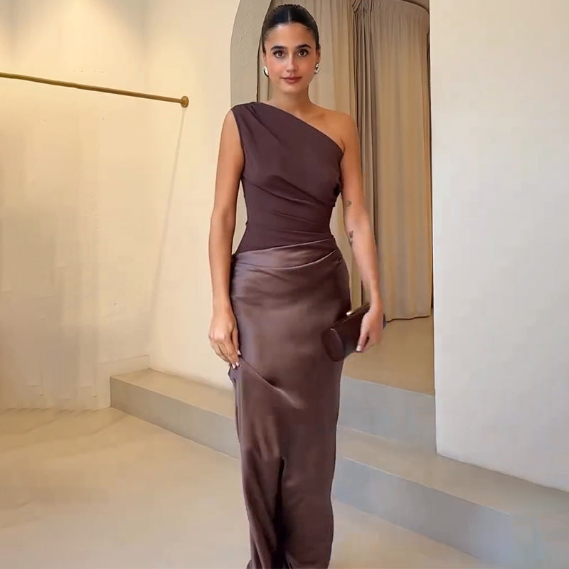 Isabella | Elegant One Sleeve Maxi Dress 5