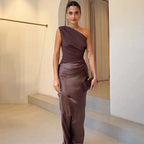 Isabella | Elegant One Sleeve Maxi Dress 9