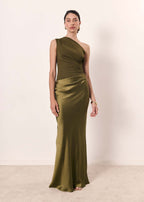 Isabella | Elegant One Sleeve Maxi Dress 11