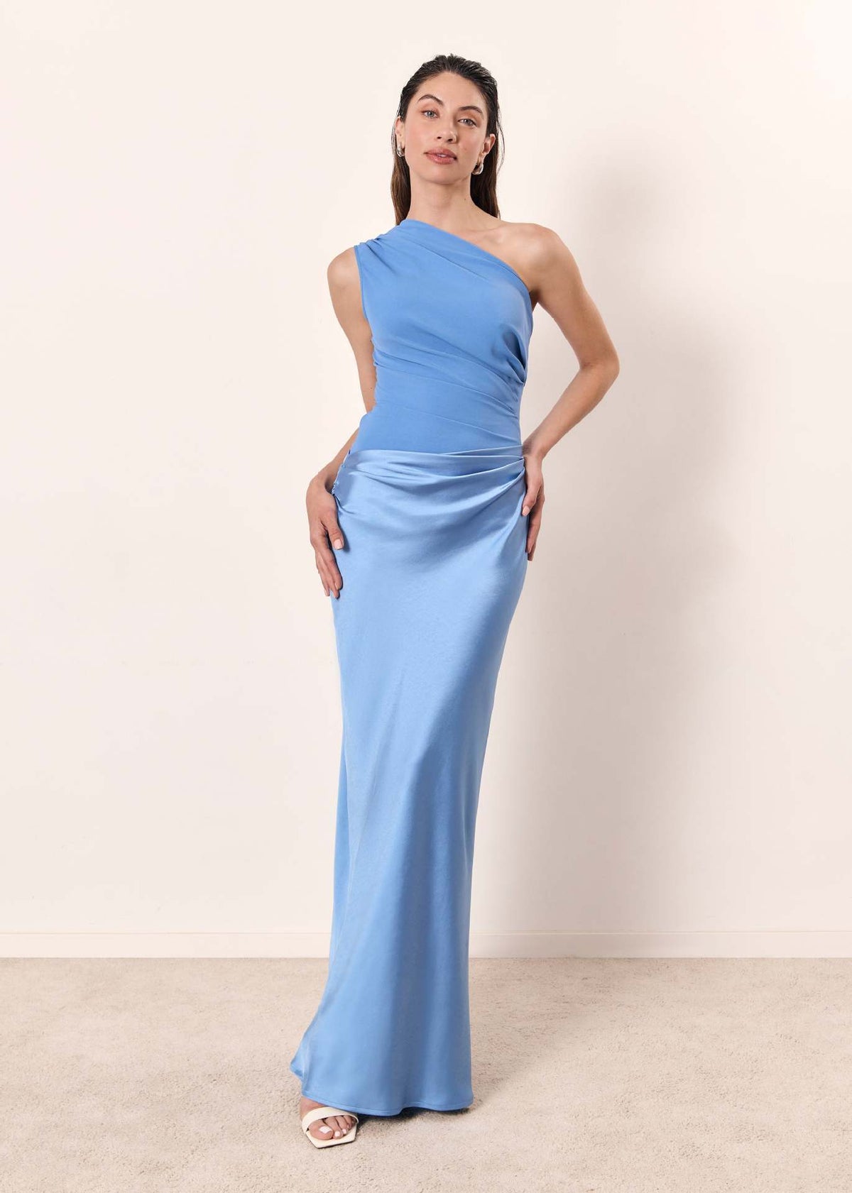Isabella | Elegant One Sleeve Maxi Dress 12
