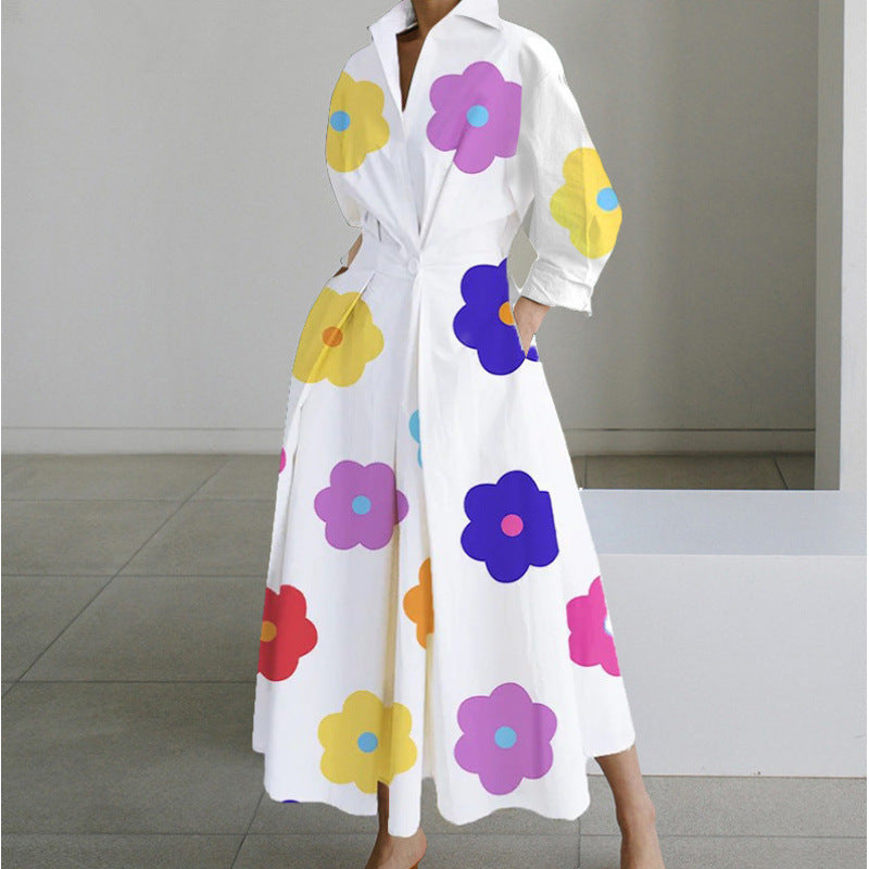 Vienna | Elegant Front Wrap Collared Maxi Dress 8
