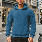 Men's Oversized Sherpa Fleece Hoodie Pullover 7