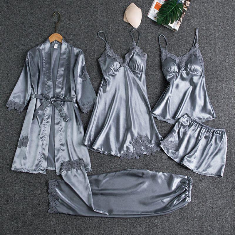 Rosanne | Elegant Five-Piece Pyjama Set 5