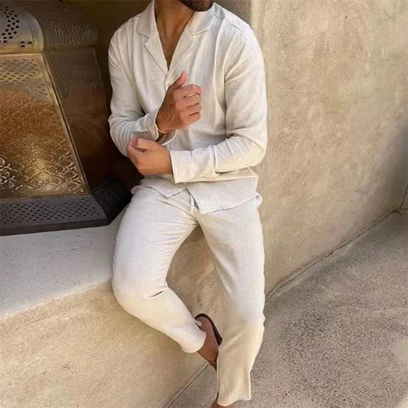 Westley | Timeless Long Sleeve and Fitted Pant Set 2