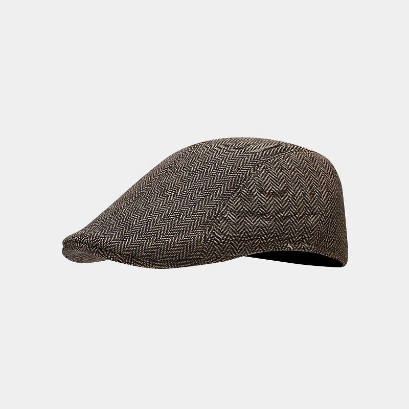 Mandy | Classic Herringbone Flat Cap 1