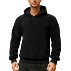 Men's Oversized Sherpa Fleece Hoodie Pullover 13