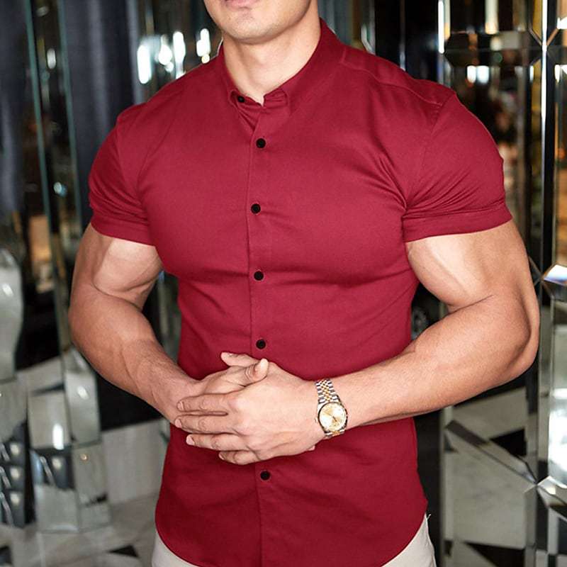 Gideon | Slim Fit Short Sleeve Shirt 1