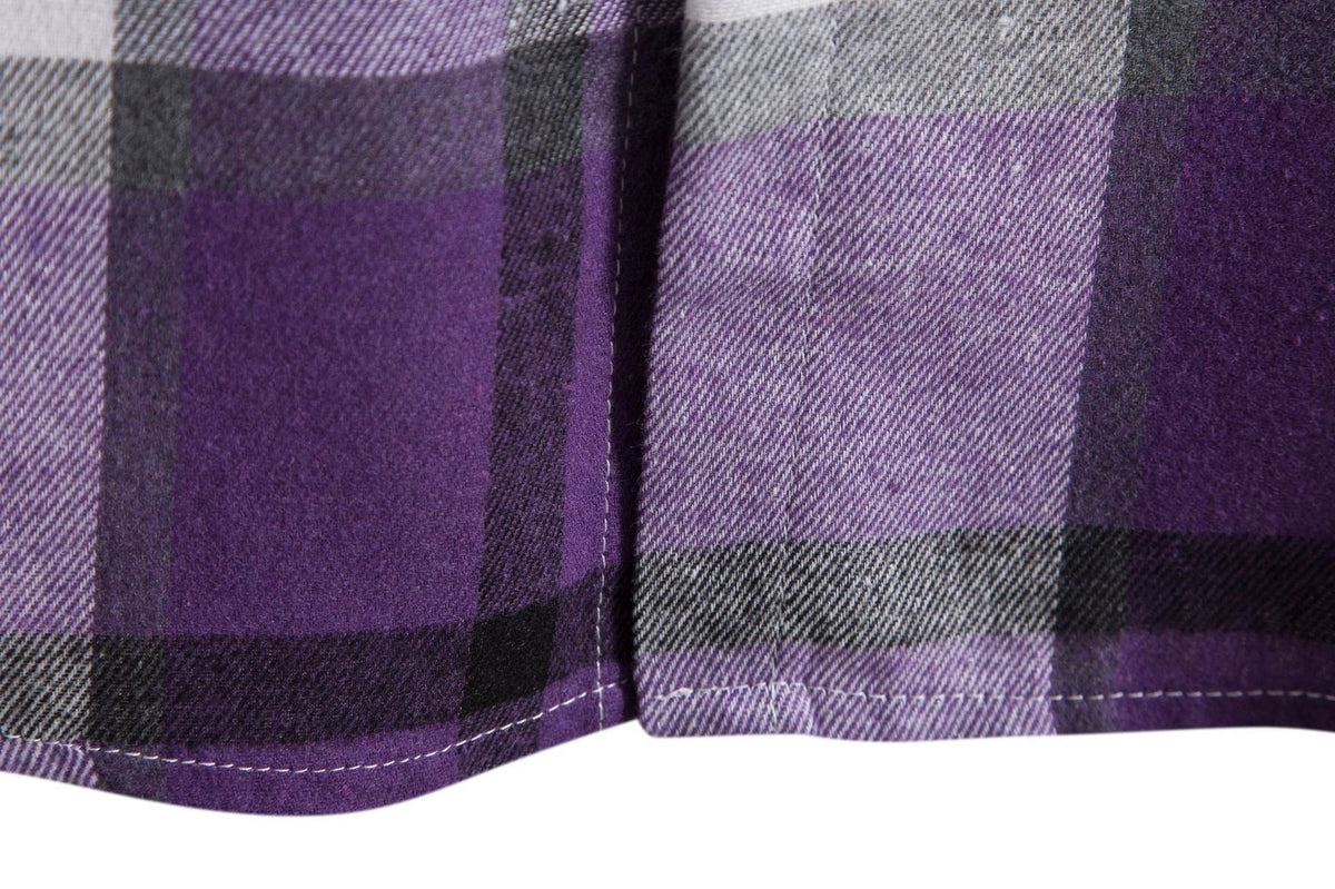 Men's Hooded Flannel Shirt with Button Front 3