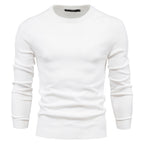 Men's Crew Neck Pullover with Ribbed Cuffs and Hem 3