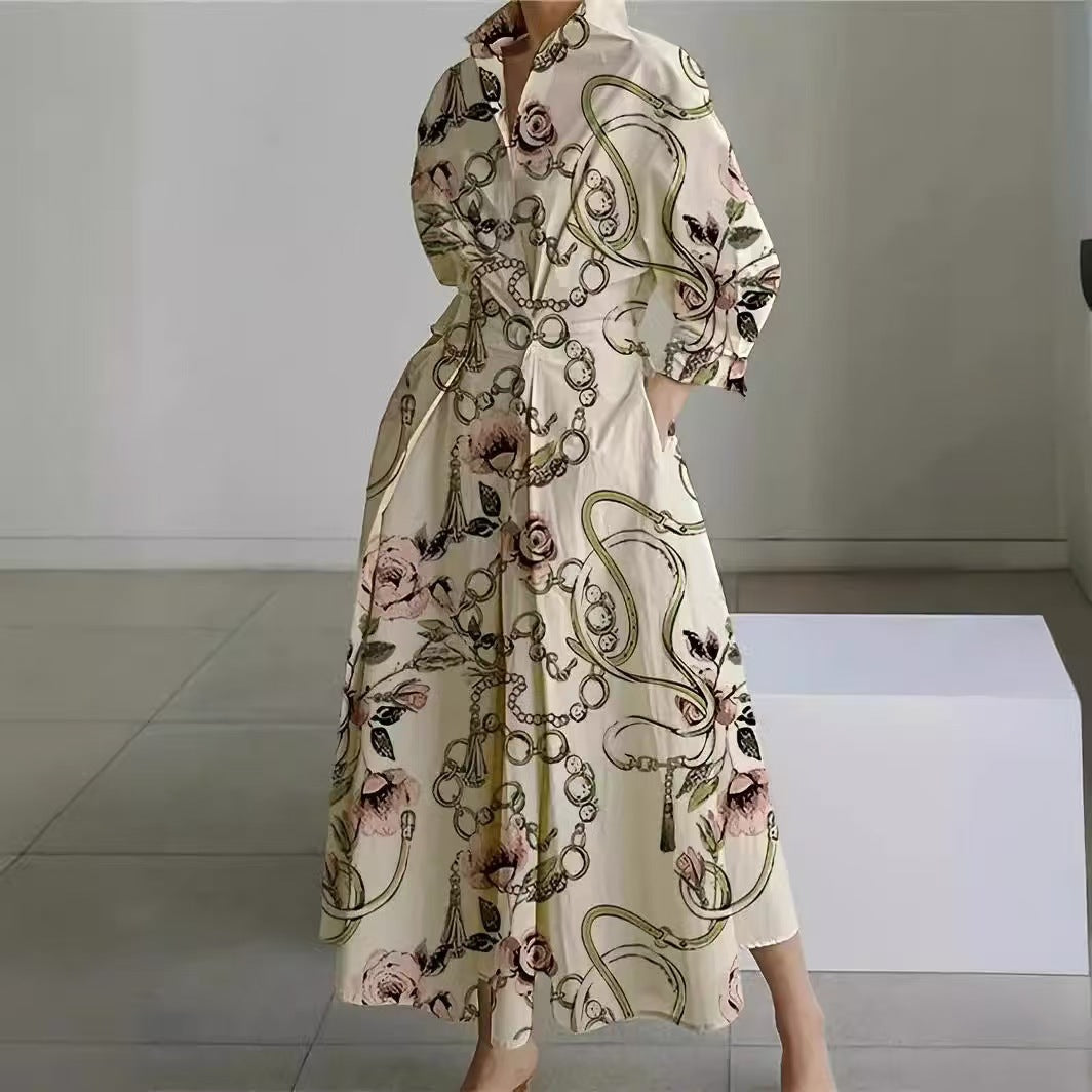 Vienna | Elegant Front Wrap Collared Maxi Dress 13