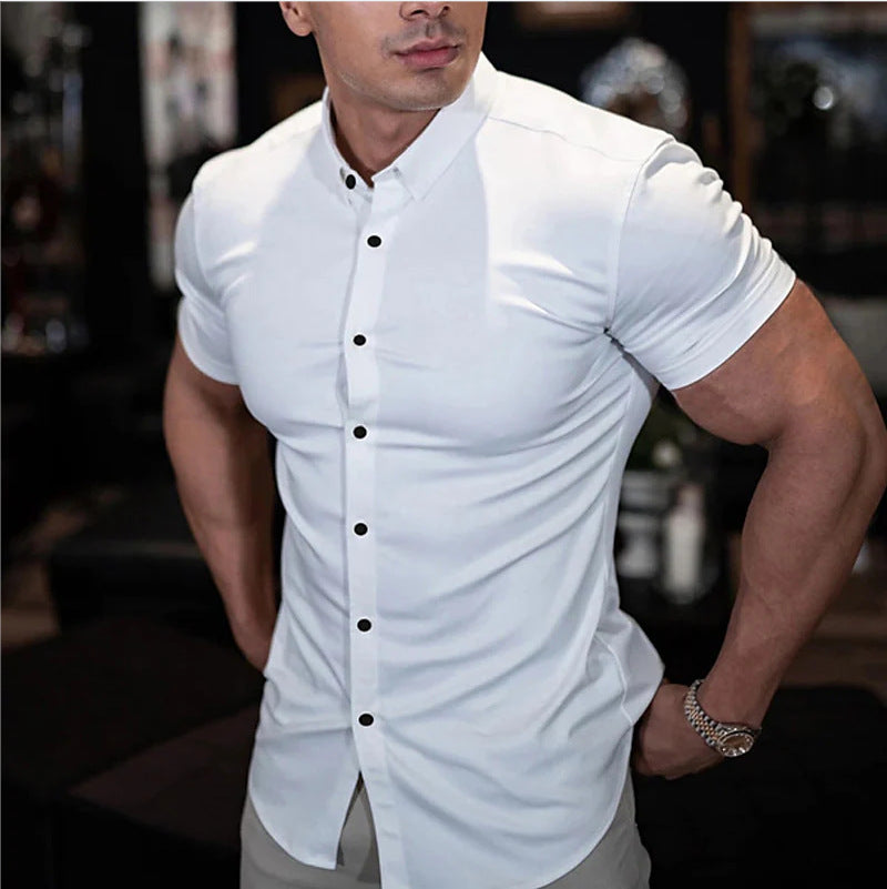 Gideon | Slim Fit Short Sleeve Shirt 2