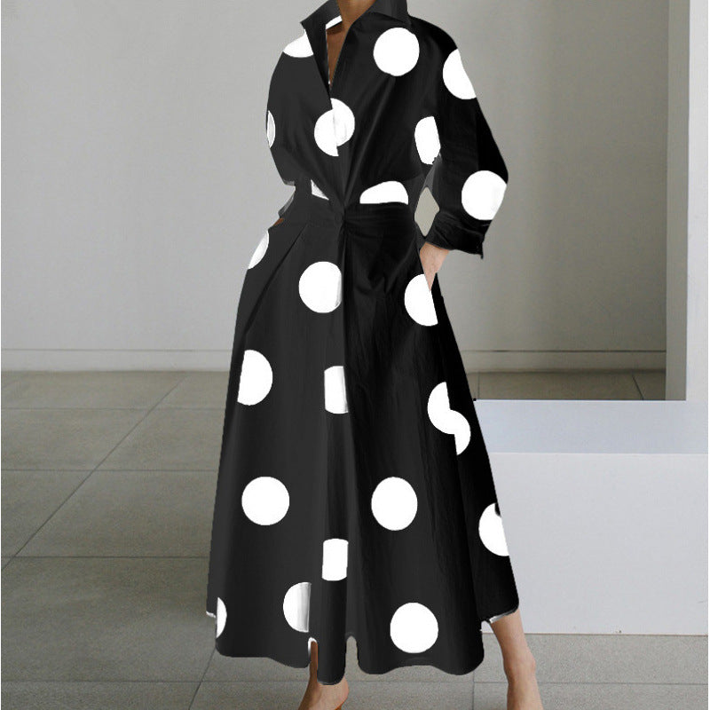 Vienna | Elegant Front Wrap Collared Maxi Dress 5