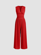 Celestine | Chic Sleeveless Wide-Leg Jumpsuit 1
