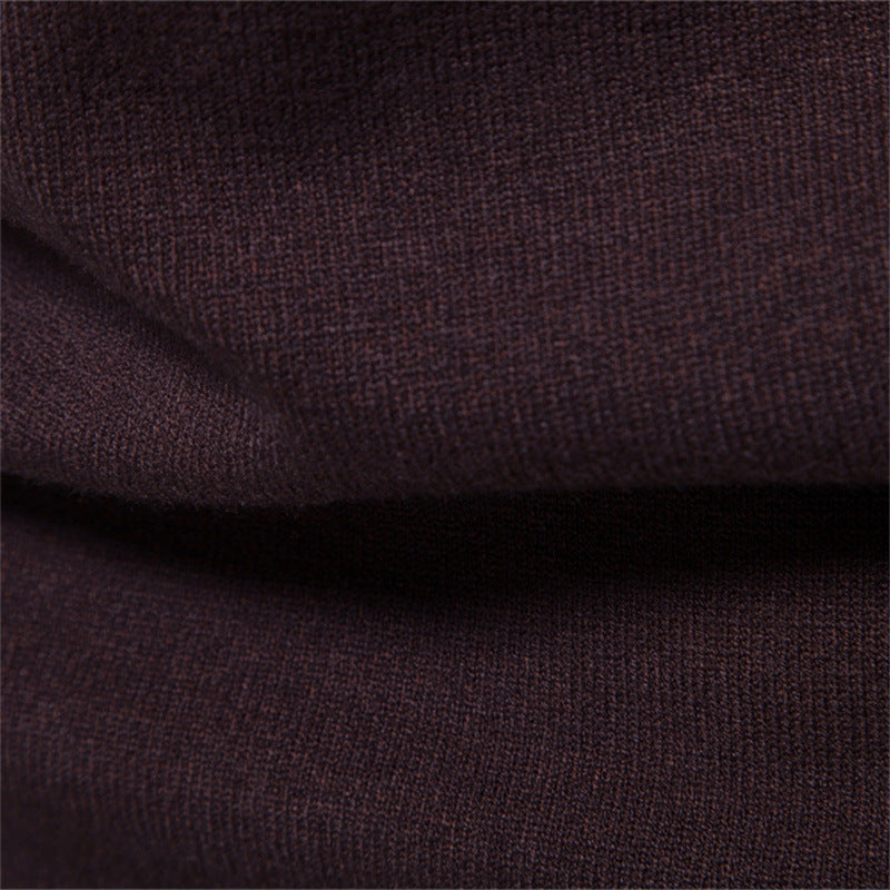 Men's Crew Neck Pullover with Ribbed Cuffs and Hem 16