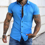 Gideon | Slim Fit Short Sleeve Shirt 9