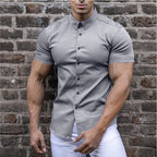 Gideon | Slim Fit Short Sleeve Shirt 4