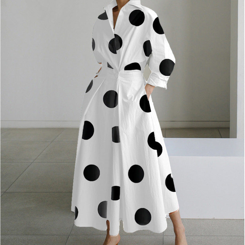 Vienna | Elegant Front Wrap Collared Maxi Dress 12