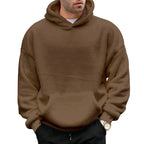 Men's Oversized Sherpa Fleece Hoodie Pullover 2