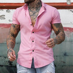 Gideon | Slim Fit Short Sleeve Shirt 7