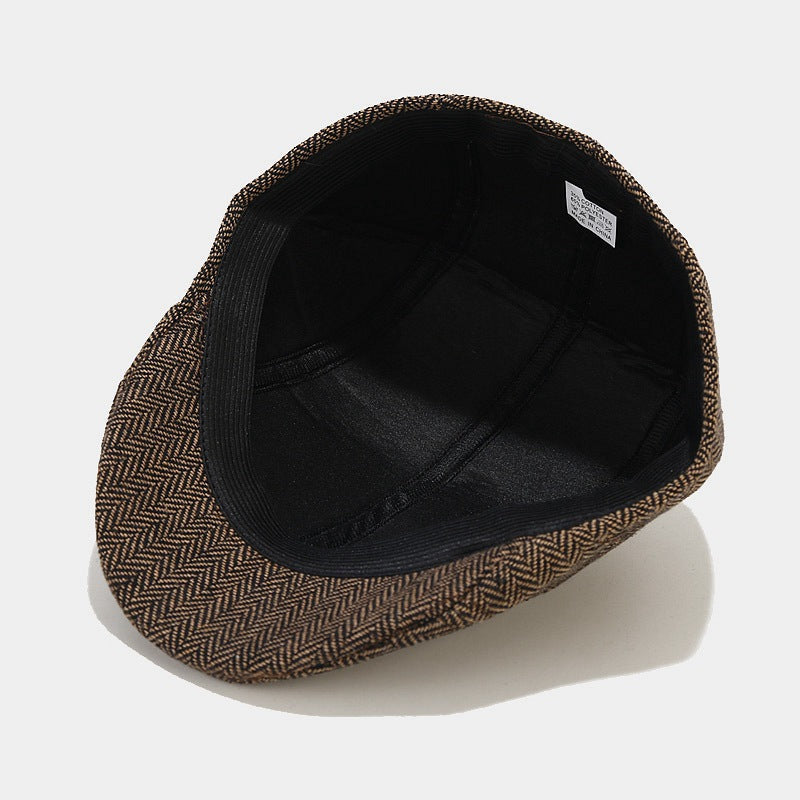 Mandy | Classic Herringbone Flat Cap 5