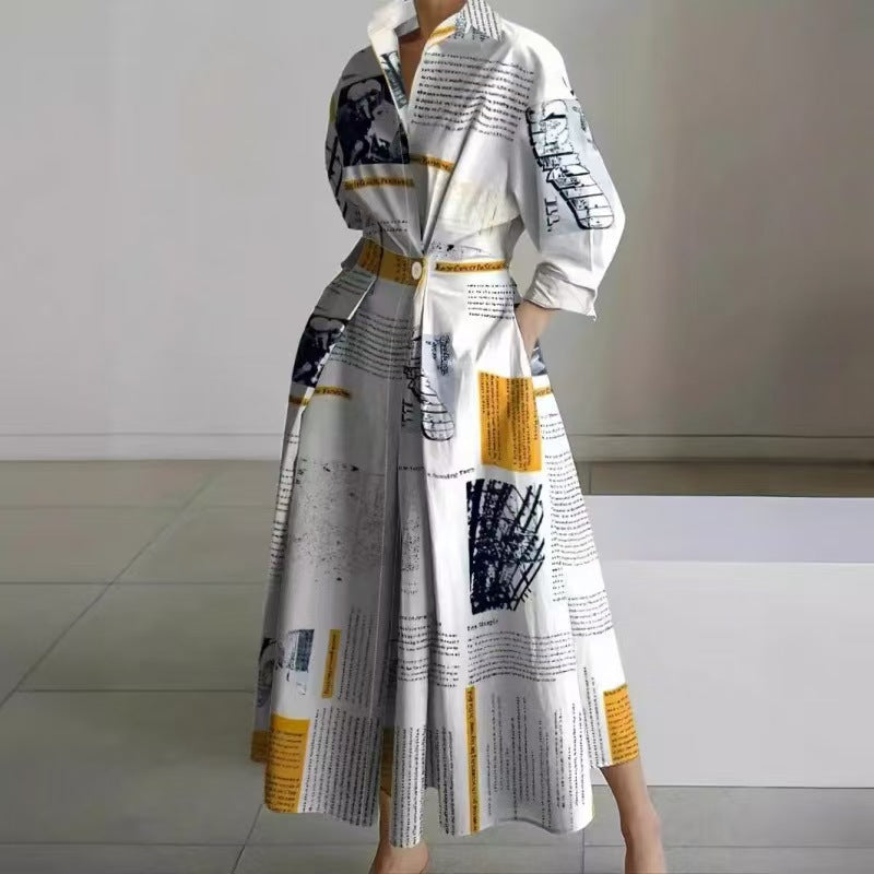 Vienna | Elegant Front Wrap Collared Maxi Dress 16