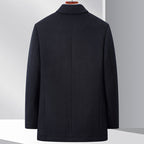 Men's Collared Shirt Jacket Button-Front with Side Pockets 7